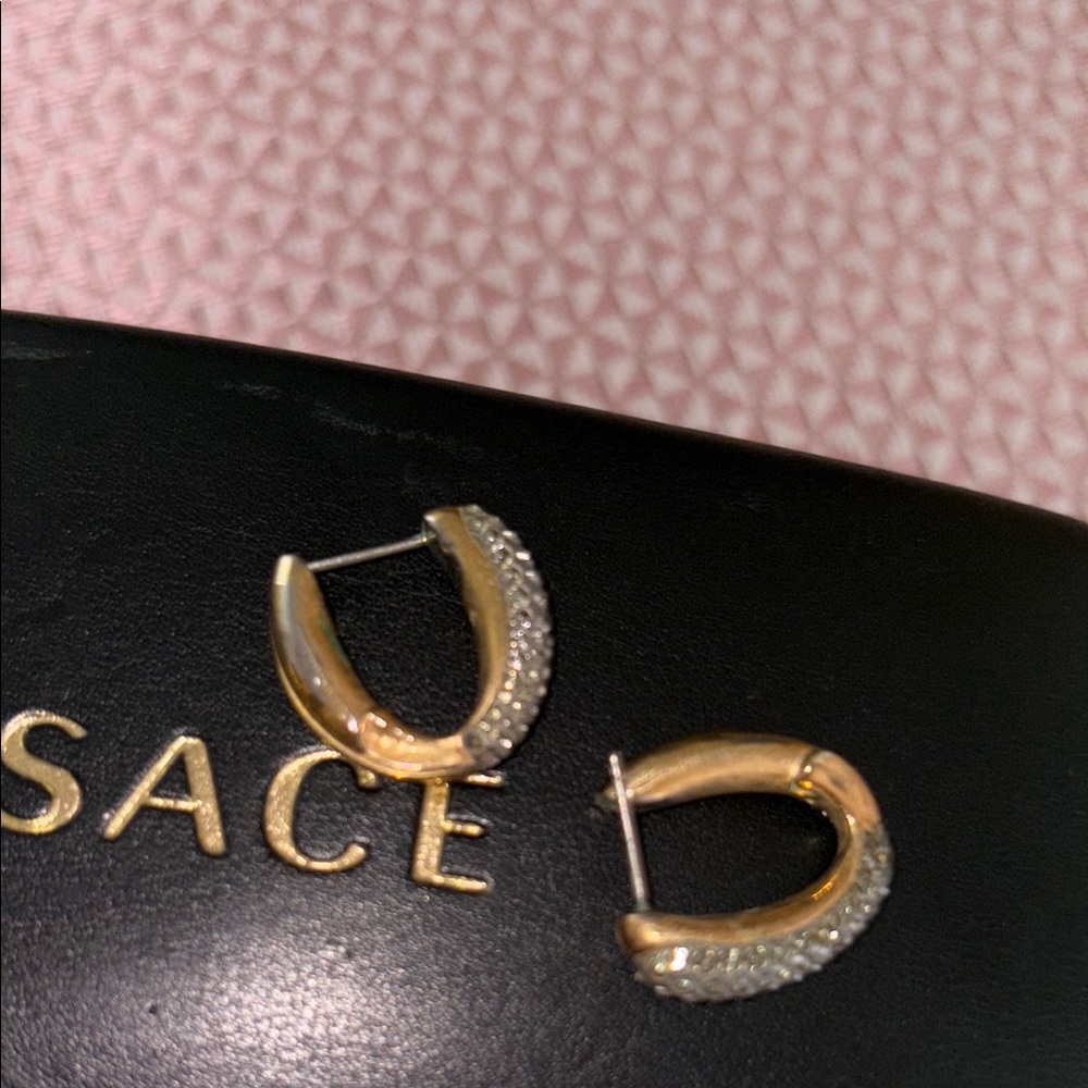 Swarovski Rose Gold and Silver Jewelry Set- Used- Good Condition- mid 2000s - Picture 8 of 9